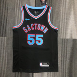 2021 Kings WILLIAMS #55 Black City Edition Top Quality Hot Pressing NBA Jersey