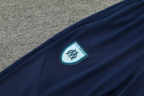24-25 Marseille Light blue Half Pull Tracksuit (半拉链)(新标)