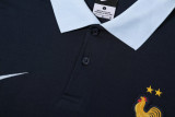 25-26 France Royal blue Polo Tracksuit