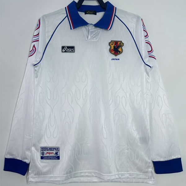 1998 Japan Away Long Sleeve Retro Soccer Jersey(长袖)