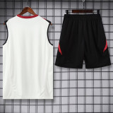 25-26 Man Utd White Tank top and shorts suit