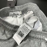 W5纯棉卫裤 Stone Island Grey Top Quality Sweatpants (Have Pocket)