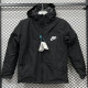 2025 NK Cotton Thickened warm Black Outdoor Jackets #P6加棉冲锋衣
