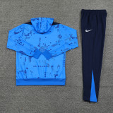 24-25 CHE Blue Hoodie Tracksuit (卫衣套装)