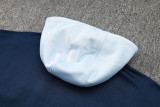 24-25 France Light blue Hoodie Jacket Tracksuit #F587