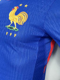 24-25 France Home Long Sleeve Player Version Soccer Jersey (长袖球员)