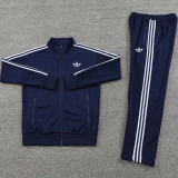 2024 AD Royal Blue Jacket Tracksuit #AJ19