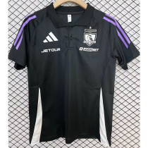 25-26 Colo-Colo Black Polo Short Sleeve *有领