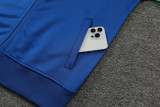 24-25 Brazil Fancy blue Jacket Tracksuit