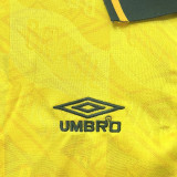 1991-1993 Brazil Home Retro Soccer Jersey