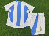 24-25 Argentina Home Kids Player Version Soccer Jersey (球员童装)