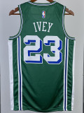 22-23 Pistons IVEY #23 Green City Edition Top Quality Hot Pressing NBA Jersey