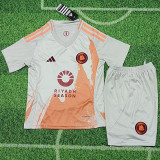 24-25 Roma Away Kids Soccer Jersey