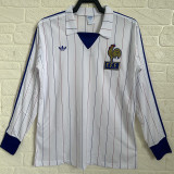1980-1982 France Away Long Sleeve Retro Soccer Jersey (长袖)