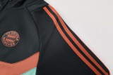24-25 Bayern Black green Jacket Tracksuit #03