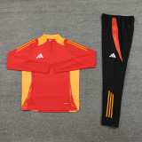 2024 AD Red Half Pull Tracksuit #AB07 (半拉链)