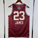 23-24 ALL-STAR JAMES #23 Red Top Quality Hot Pressing NBA Jersey