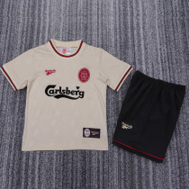 1996-1997 LIV Away Kids Retro Soccer Jersey