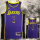 22-23 LAKERS RUSSELL #1 Purple Top Quality Hot Pressing NBA Jersey (Trapeze Edition)