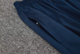 2024 NK Royal Blue Half Pull Tracksuit #05(半拉链)(红色领)