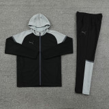 2024 PM01 Black Grey Hoodie Jacket Tracksuit (黑灰色)