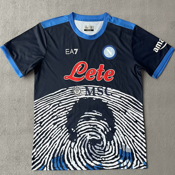 21-22 Napoli Royal blue Commemorative Edition Fans Soccer Jersey