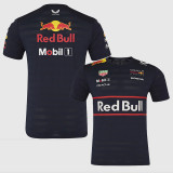 2025 F1 Red Bull Black T-Shirts Racing Suit(圆领)