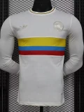 2024 Colombia 100th Anniversary Long Sleeve Player Version Soccer Jersey (长袖球员)
