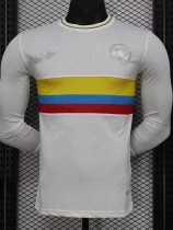 2024 Colombia 100th Anniversary Long Sleeve Player Version Soccer Jersey (长袖球员)