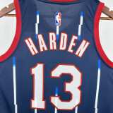 22-23 Rockets HARDEN #13 Royal blue City Edition Top Quality Hot Pressing NBA Jersey