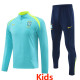 24-25 Brazil Green Kids Half Pull Tracksuit (童装)(半拉链)