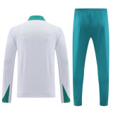 24-25 Portugal White Half Pull Tracksuit (半拉链)