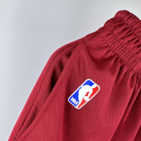22-23 Cleveland Cavaliers Red Away Top Quality NBA Pants