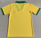 1957 Brazil Home Retro Soccer Jersey