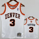 2006-07 Nuggets IVERSON #3 White Retro Top Quality Hot Pressing NBA Jersey