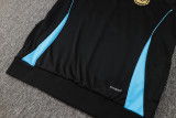 24-25 Argentina Black Hoodie Half Pull Tracksuit #F593半拉连帽