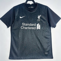 2020-2021 LIV Black Goalkeeper Retro Soccer Jersey
