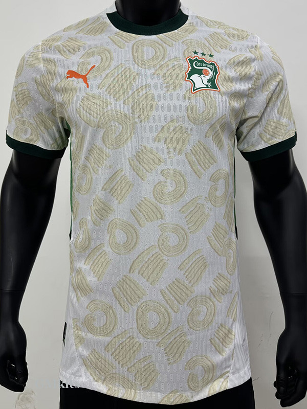 24-25 Ivory Coast Away Player Version Soccer Jersey
