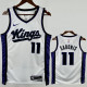 23-24 Kings SABONIS #11 White Top Quality Hot Pressing NBA Jersey