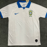 2019-2020 Brazil White Away Retro Soccer Jersey