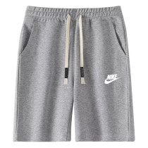 2025 NK Grey Pure Cotton Fabric Casual Short Pants