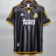 2000-2001 RMA Away Black Retro Soccer Jersey