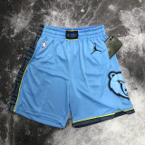 22-23 GRIZZLIES Blue Top Quality NBA Pants (Trapeze Edition) 飞人版