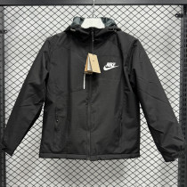 2024 NK Velvet Thickened warm Black Outdoor Jackets # F2 加绒冲锋衣