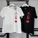 T179 Jordan Black High Quality Casual T-Shirt #爱心