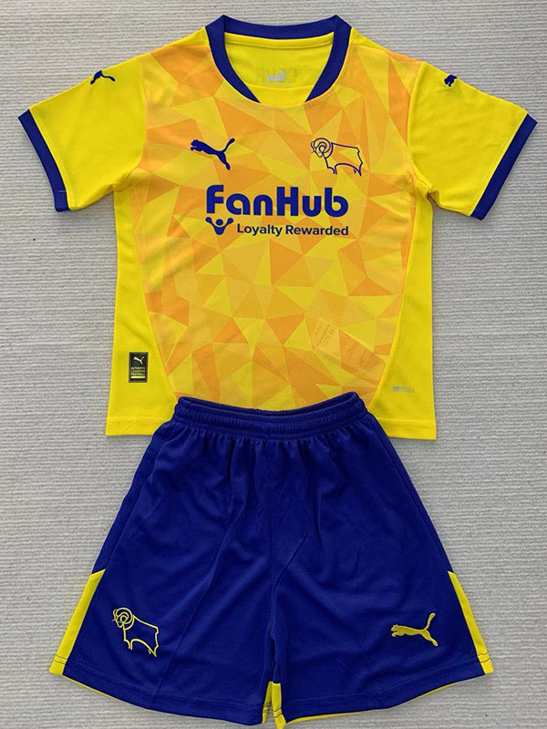 24-25 Derby County Third Kids Soccer Jersey