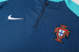 24-25 Portugal Royal blue Half Pull Tracksuit #01(半拉链)
