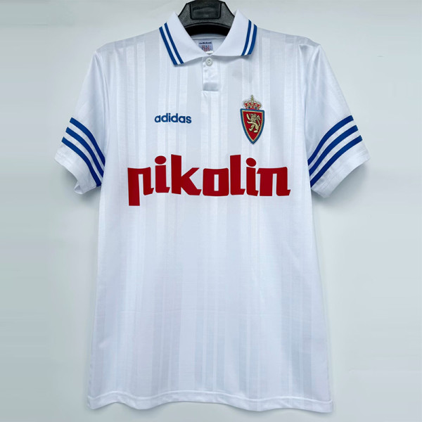 1995-1996 Zaragoza Home Retro Soccer Jersey