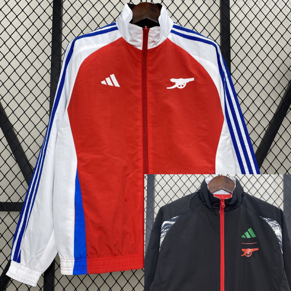 24-25 ARS Red & Black Double Sided Windbreaker (双面风衣)