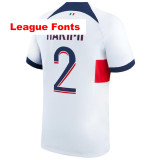 23-24 PSG Away Fans Soccer Jersey